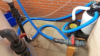 Die kleine Filteranlage.
